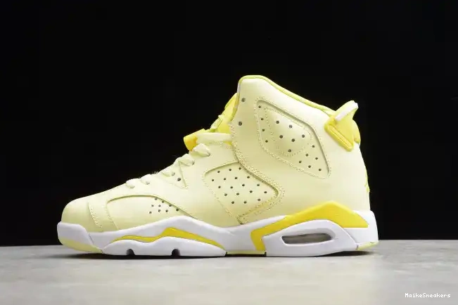 MaikeSneakers Floral (GS) Jordan 6 Yellow 543390-800 Dynamic Retro Air 0426
